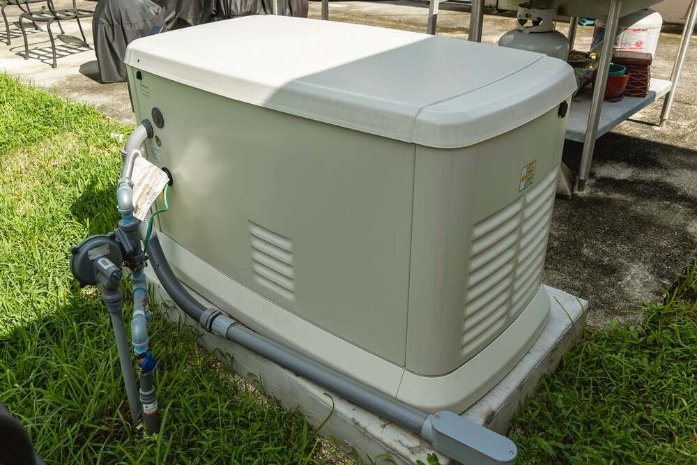 Portable generator installation in London